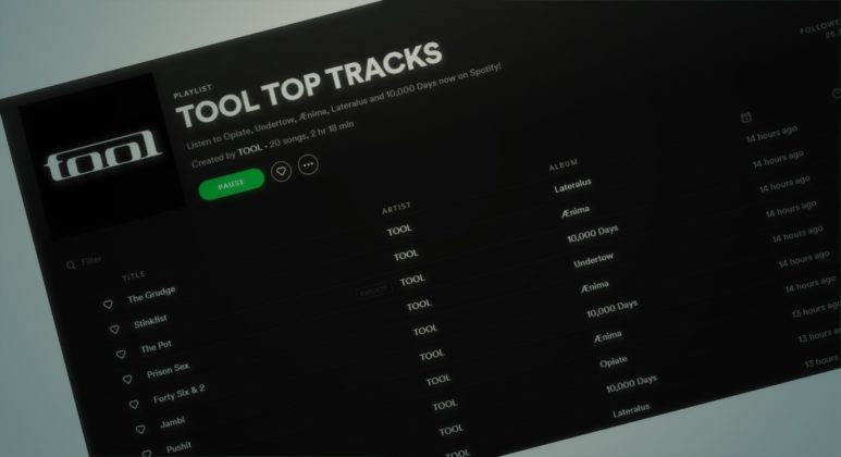 Tool Spotify'da! | Alttab.net | Güncel Teknoloji Haberleri